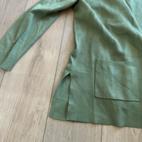 Cyrus Women’s Green Open Front Cardigan Sz L - Picture 4 of 7